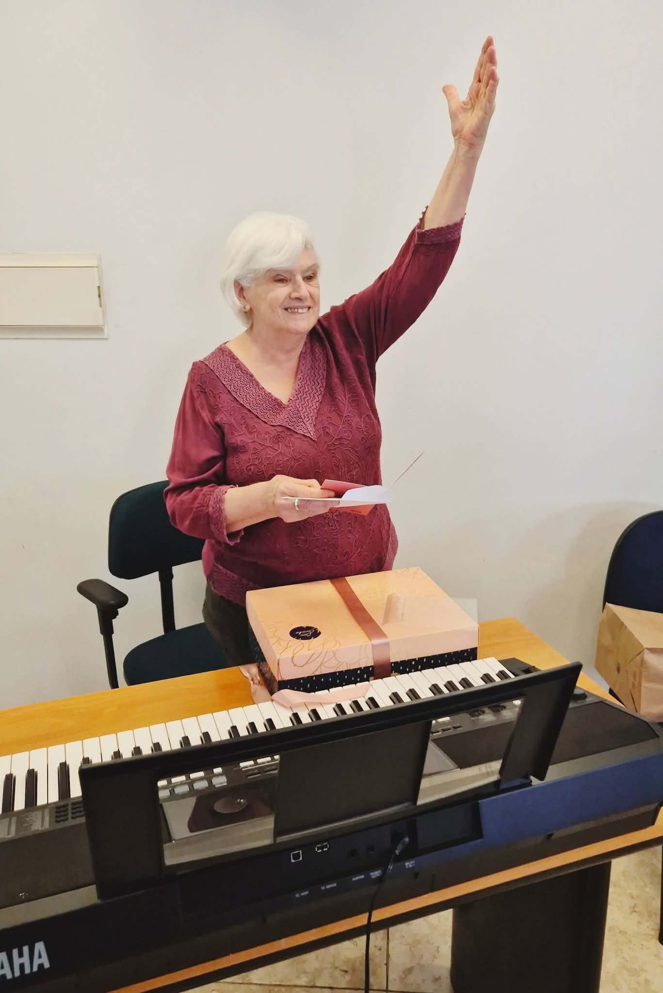 Dra. Enilde no comando dos encontros do AAGAP